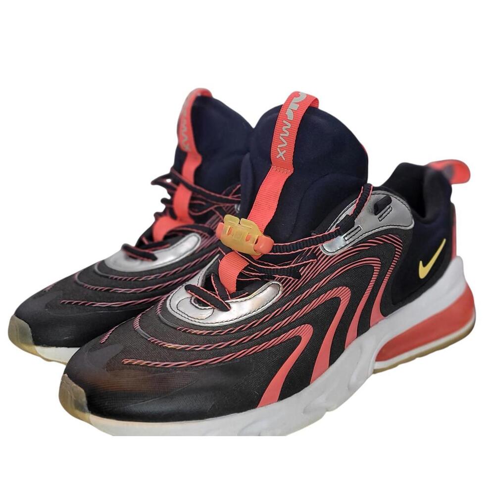 Nike Air Max 270 REACT ENG ‘Alien’ CW7302-001 Men’s Size 9 Black Topaz Gold